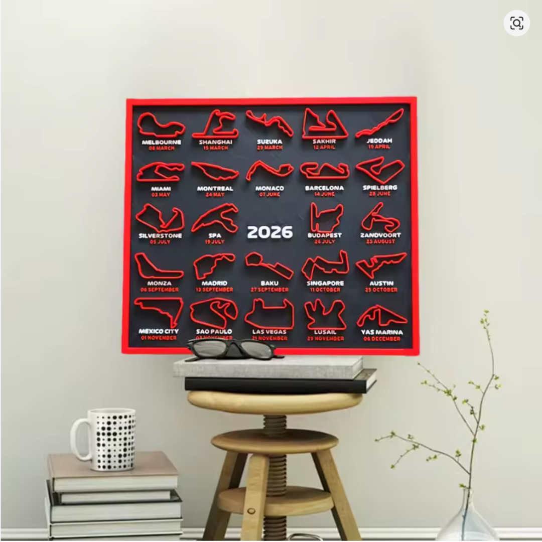 Racing Circuits Wall Art